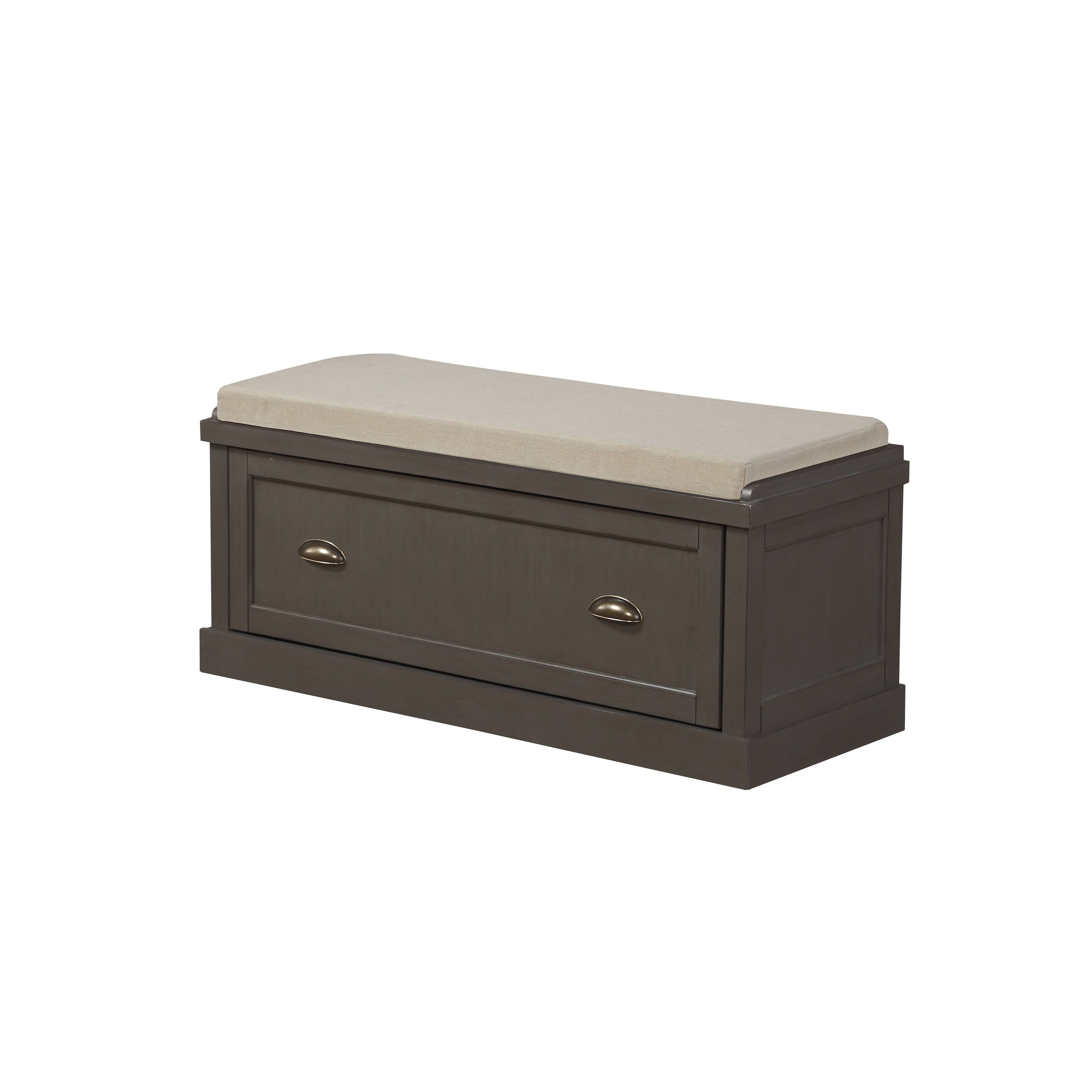 Acme Furniture Aislins Gray Storage Bench