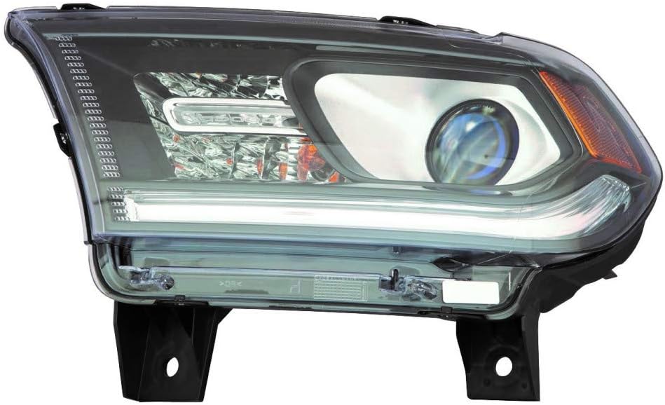For Dodge Durango Headlight Assembly 2014 2015 Black Trim Driver Side For CH2502255 | 68184827AF