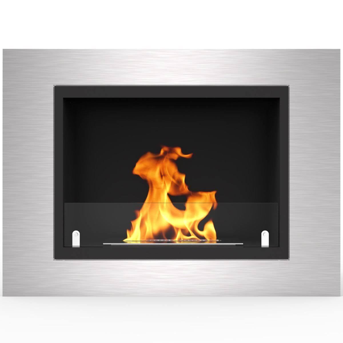 Regal Flame Venice 32-Inch Ventless Built in Wall Recessed Bio Ethanol Wall Mounted Fireplace Better Than Electric Fireplaces, G