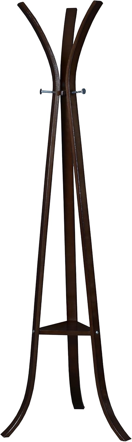 Niche Modern Mia Coat Rack, 69-Inch,Mocha Walnut Pack of 2