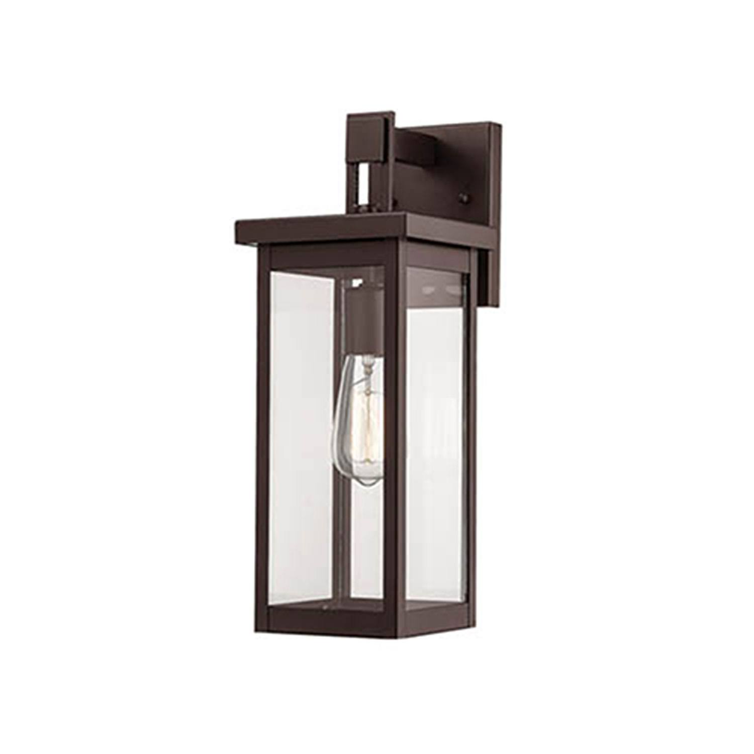 251 First Castor Six in. One-Light Outdoor Wall Sconce in Bronze, Transitional | Bellacor 2254259
