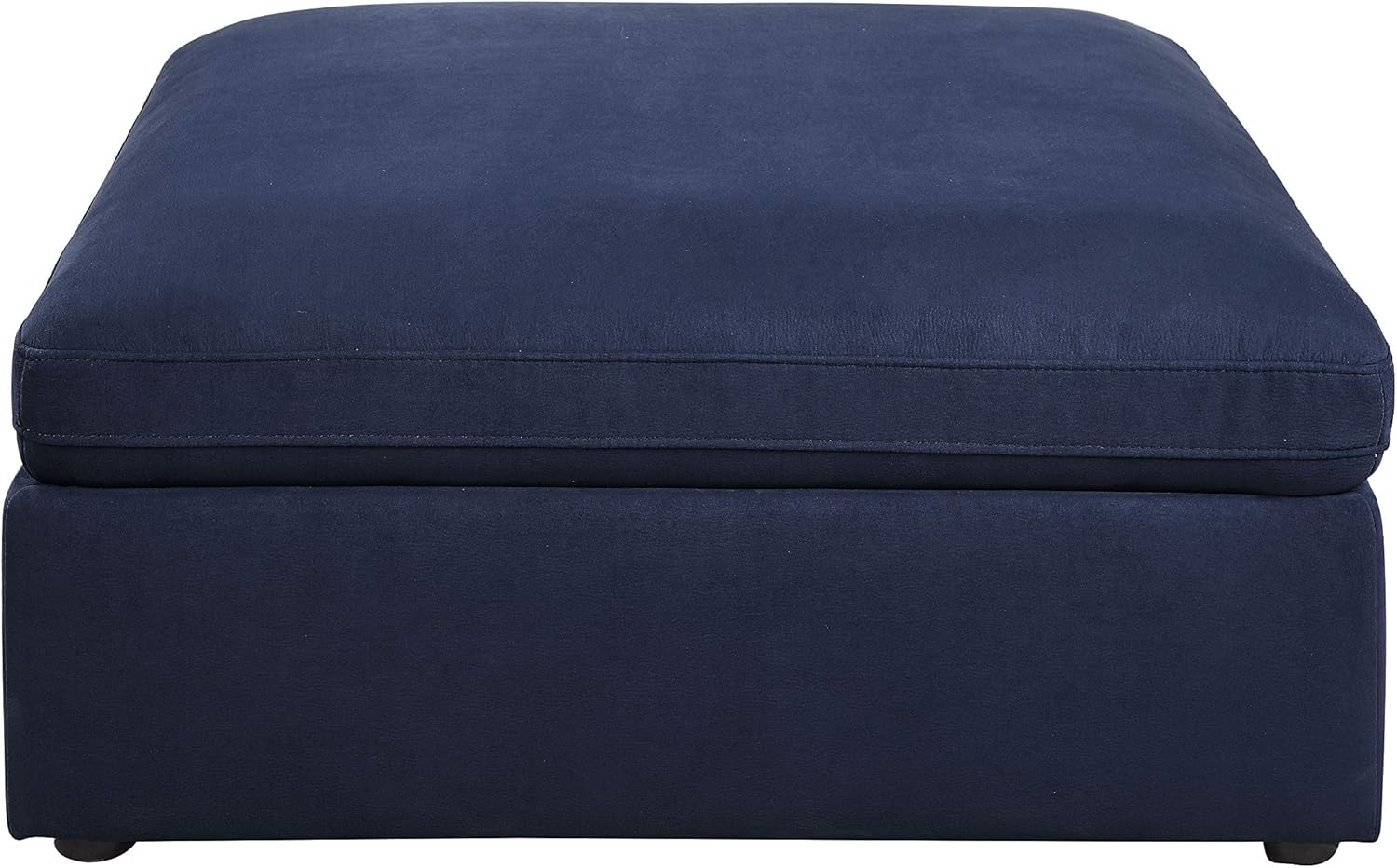 Acme Furniture Crosby Ottoman, Blue Fabric