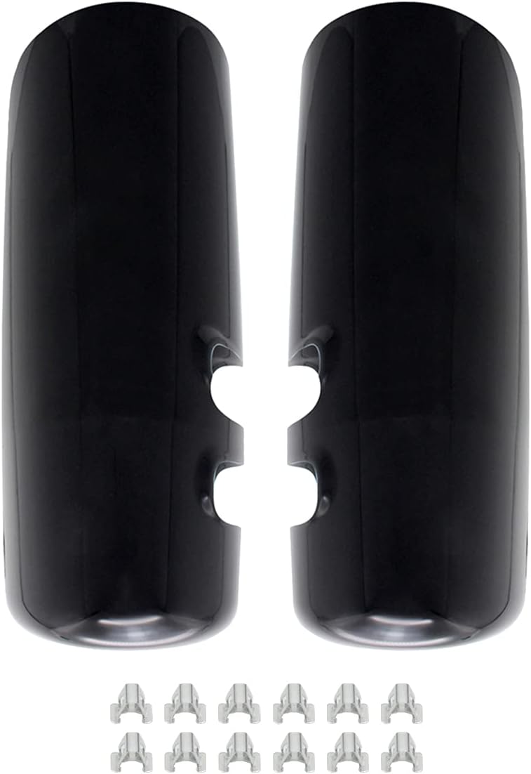 CPOWACE Door Mirror Covers Left Driver Side&Right Passenger Side for Kenworth T680 T880 (Chrome)