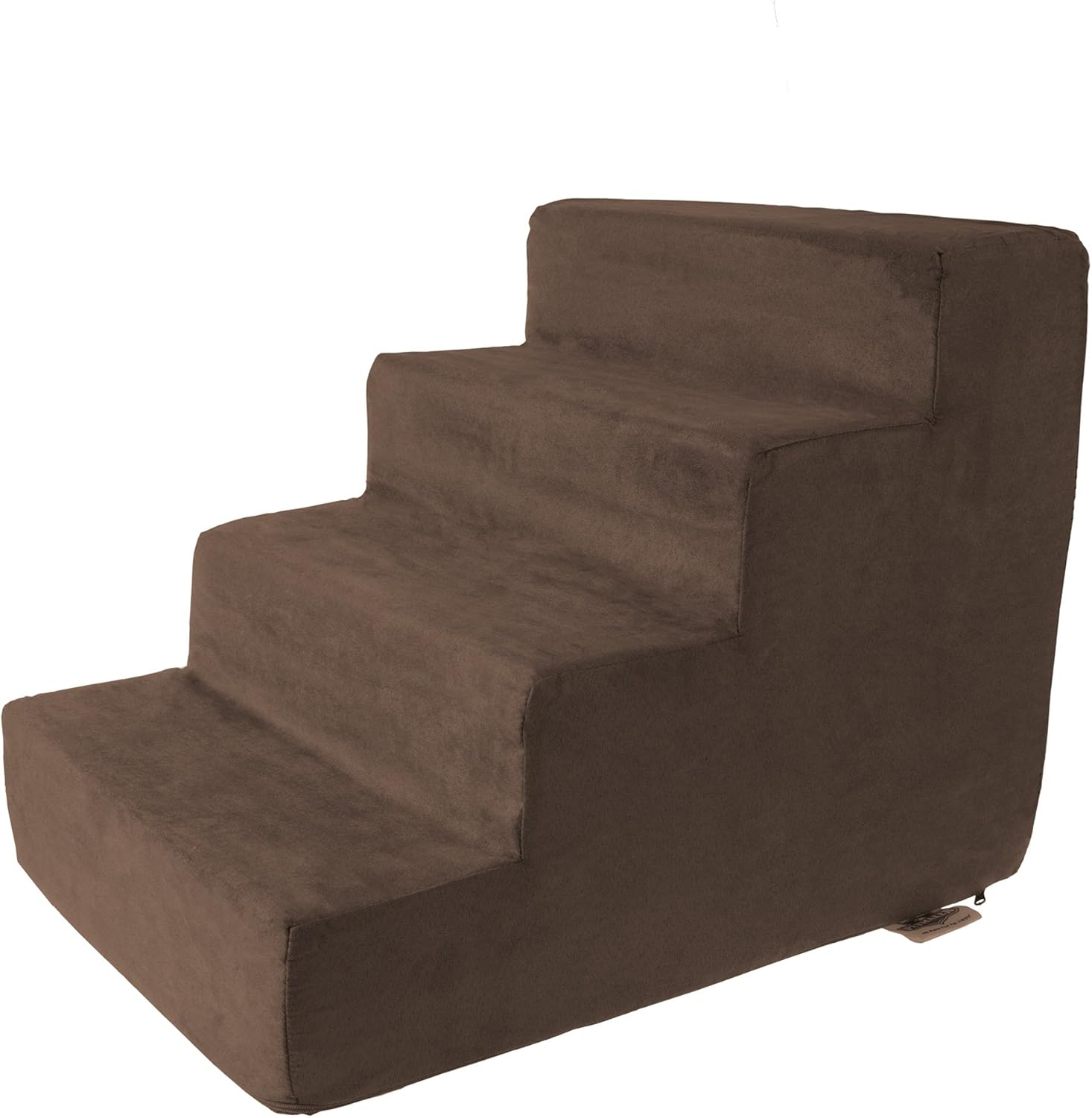 PETMAKER High Density Foam Pet Stairs Collection - Zippered Machine Washable Micro-Fiber Cover with Non-Slip Bottom