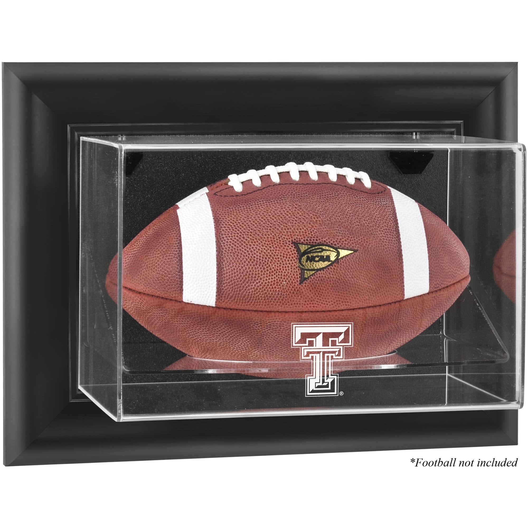 Fanatics Authentic Texas Tech Red Raiders Black Framed Wall-Mountable Football Display Case