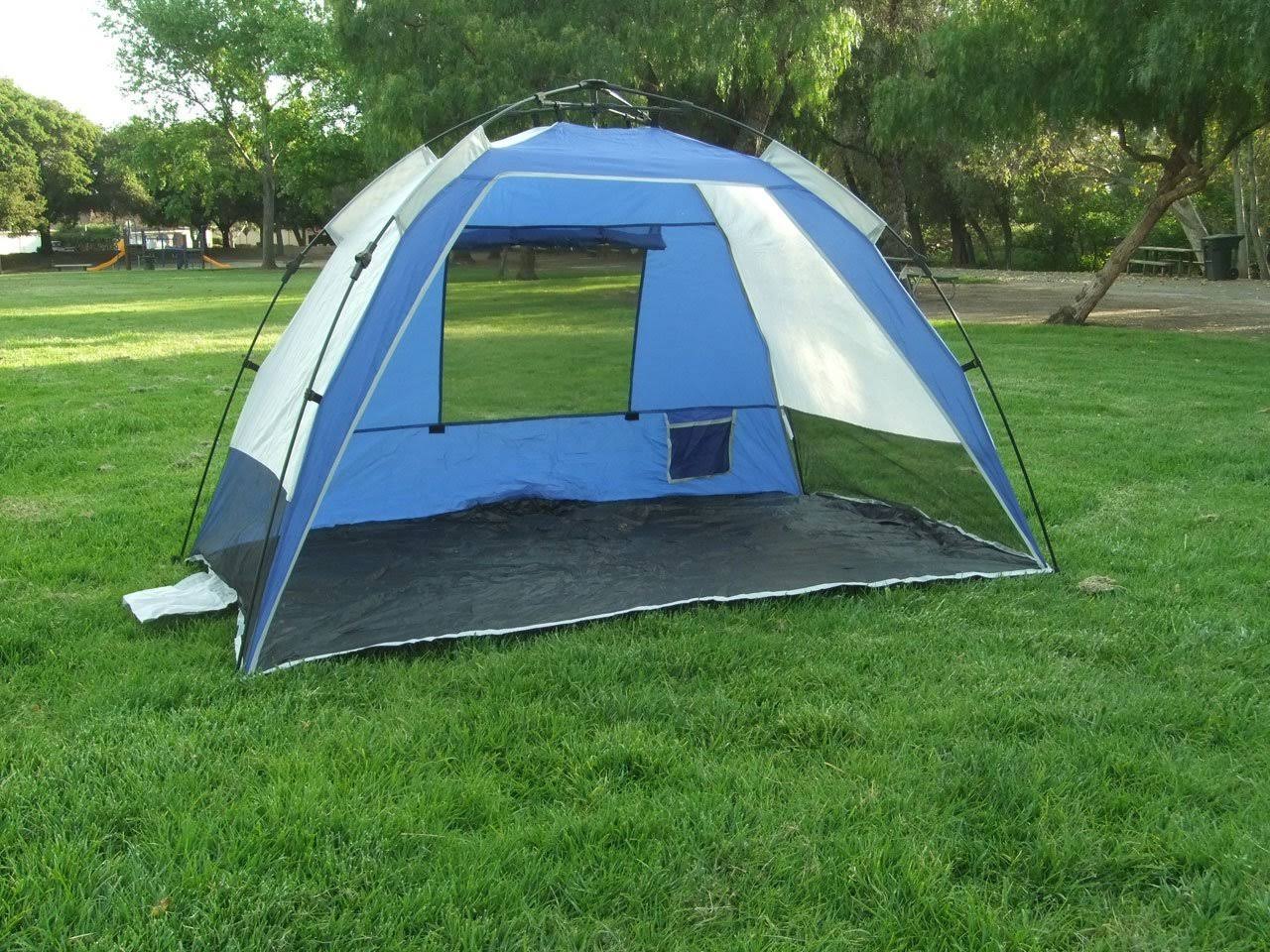Genji Sports Instant Park and Beach Sunshelter Ocean Blue