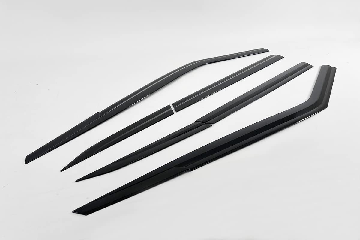 Smoke Black Rain Guards 6p Compatible with 2022 KIA EV6
