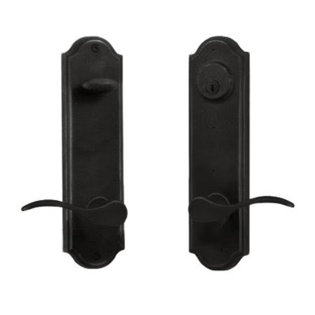 Weslock 7645H-RH Tramore Dummy Set with Right Handed Carlow Levers Black