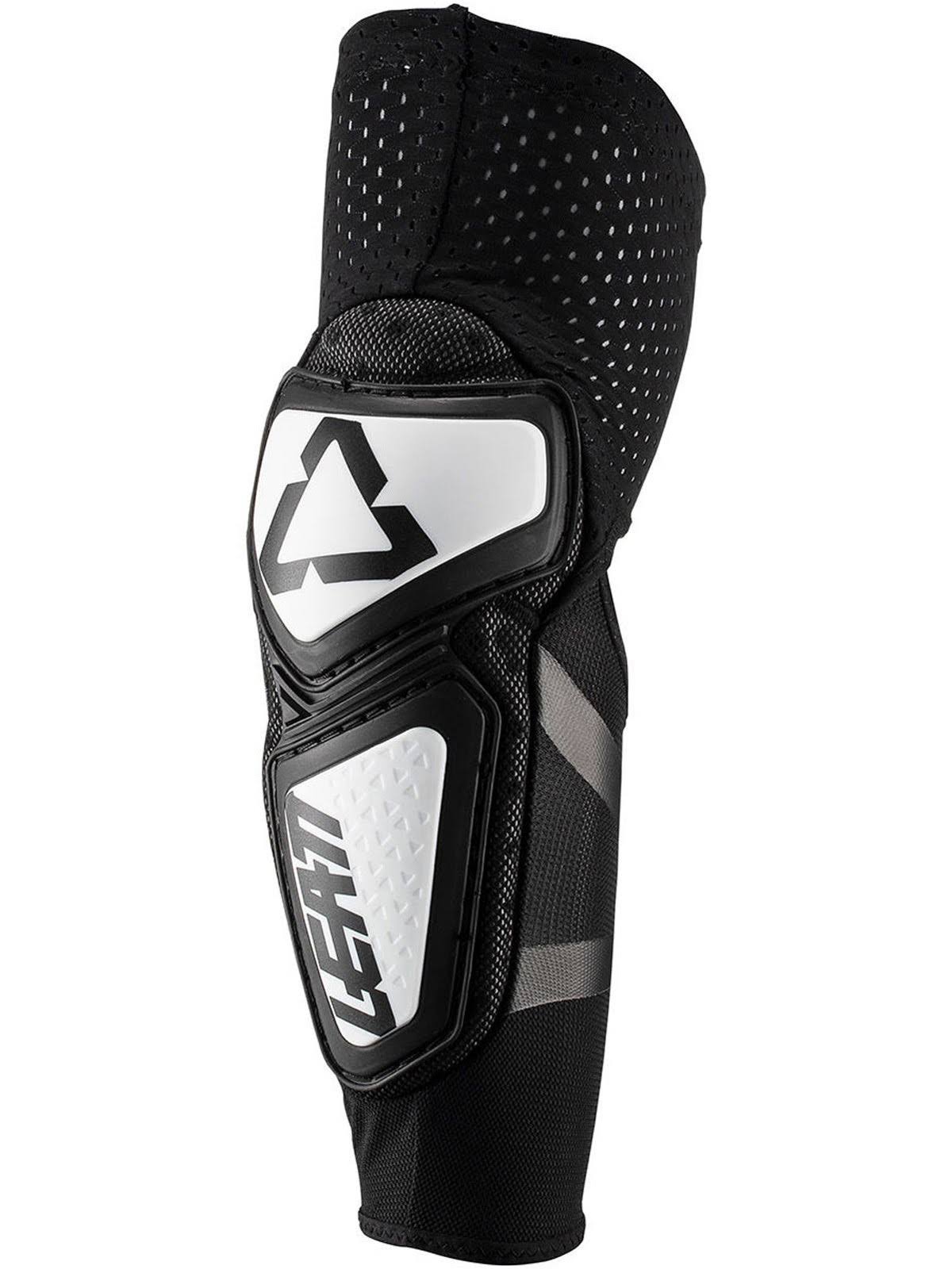 Leatt Contour Elbow Guard White - Black Small/Medium