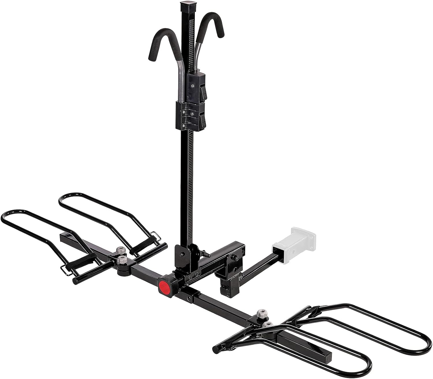 SIMETU&HS Bike Rack Hitch Carrier for Car Truck SUV，66 lbs/Bike Heavy Weight Capacity - Tray Style Smart Tilting Design (2-Bike Carrier)