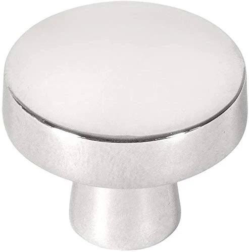 Cosmas 5234CH Polished Chrome Contemporary Round Cabinet Knob Diameter 1-1/4 inch - 25 Pack