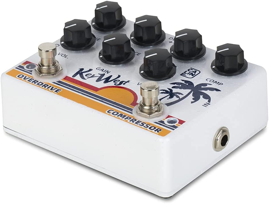Caline DCP-05 KEY WEST Compressor Overdrive Effect Pedal Dual Guitar Pedal Pack of 2