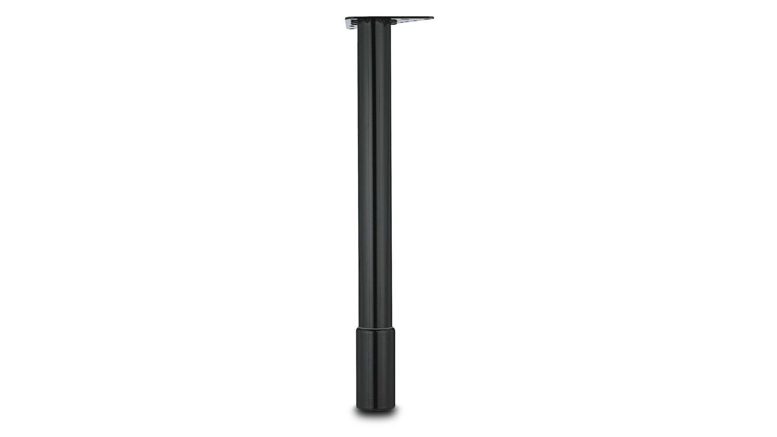 Richelieu 61471090 25-5/8 inch Tall Steel Table Leg - Black