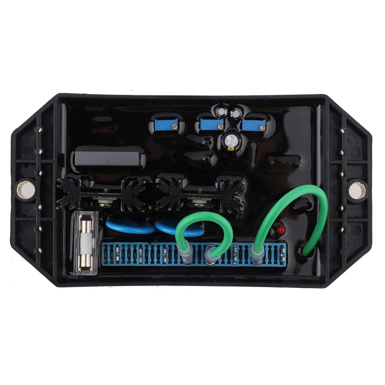 Voltage Regulator for Generator, KI-DAVR-250S AVR Generator Voltage Controller Automatic Voltage Regulator Single Phase Generator Spare Parts Pack of 2