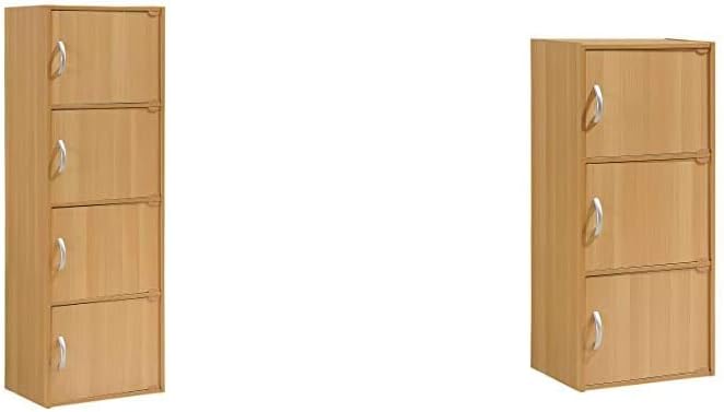 HODEDAH IMPORT Bookcase Pack of 2