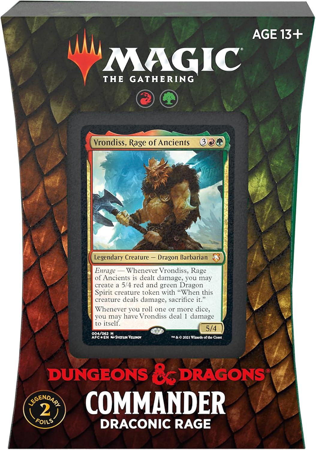 Magic: The Gathering Adventures in the Forgotten Realms Commander Deck Bundle &ndash; Includes 1 Draconic Rage + 1 Planar Portal + 1 Dungeons of Death + 1 Aura of Courage