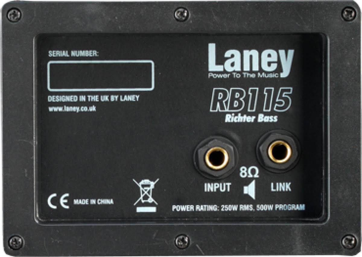 Laney R115 Richter Bass Cabinet 1x15 250W Black