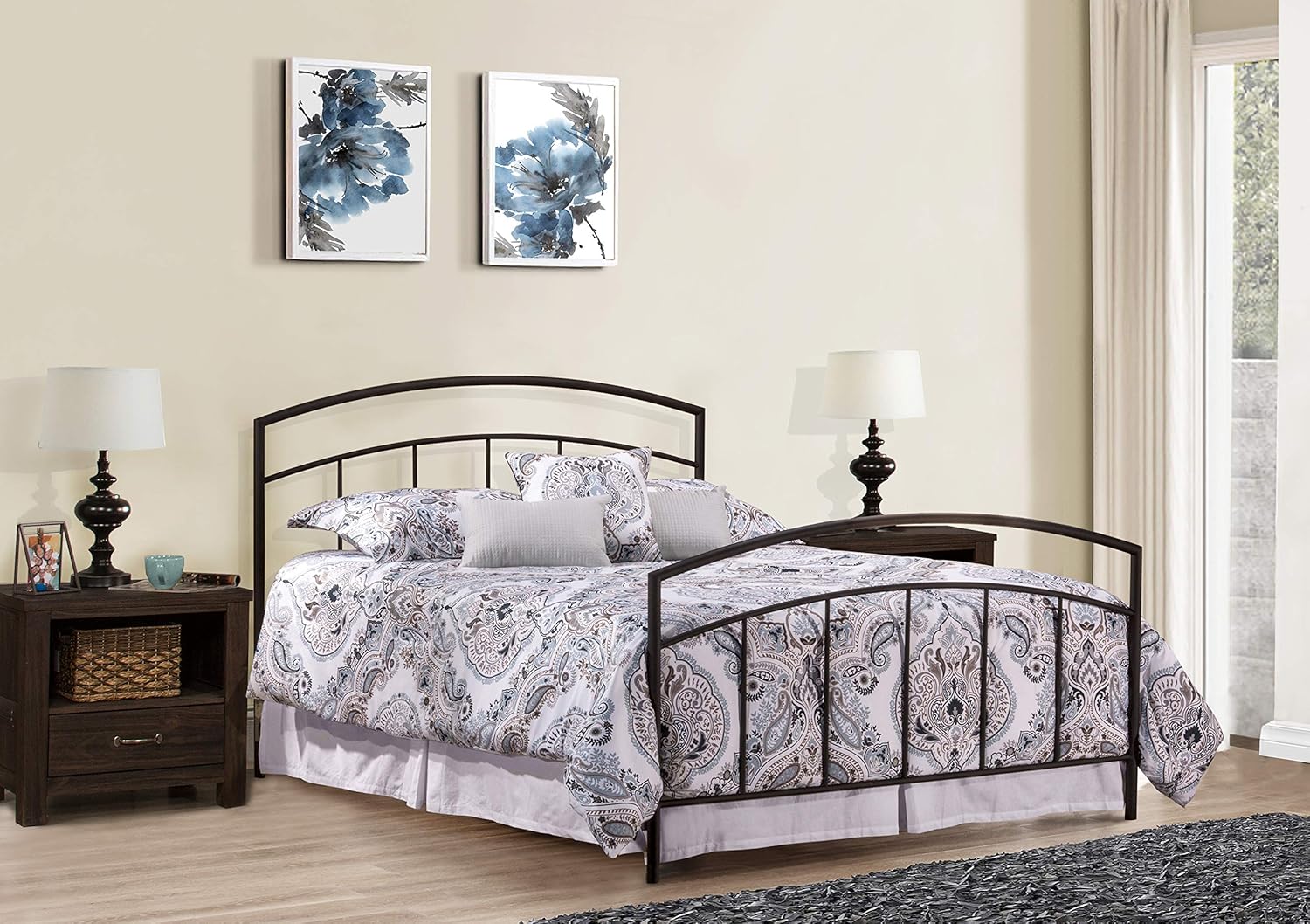 Hillsdale Furniture Bed Set, Full, Textured Black