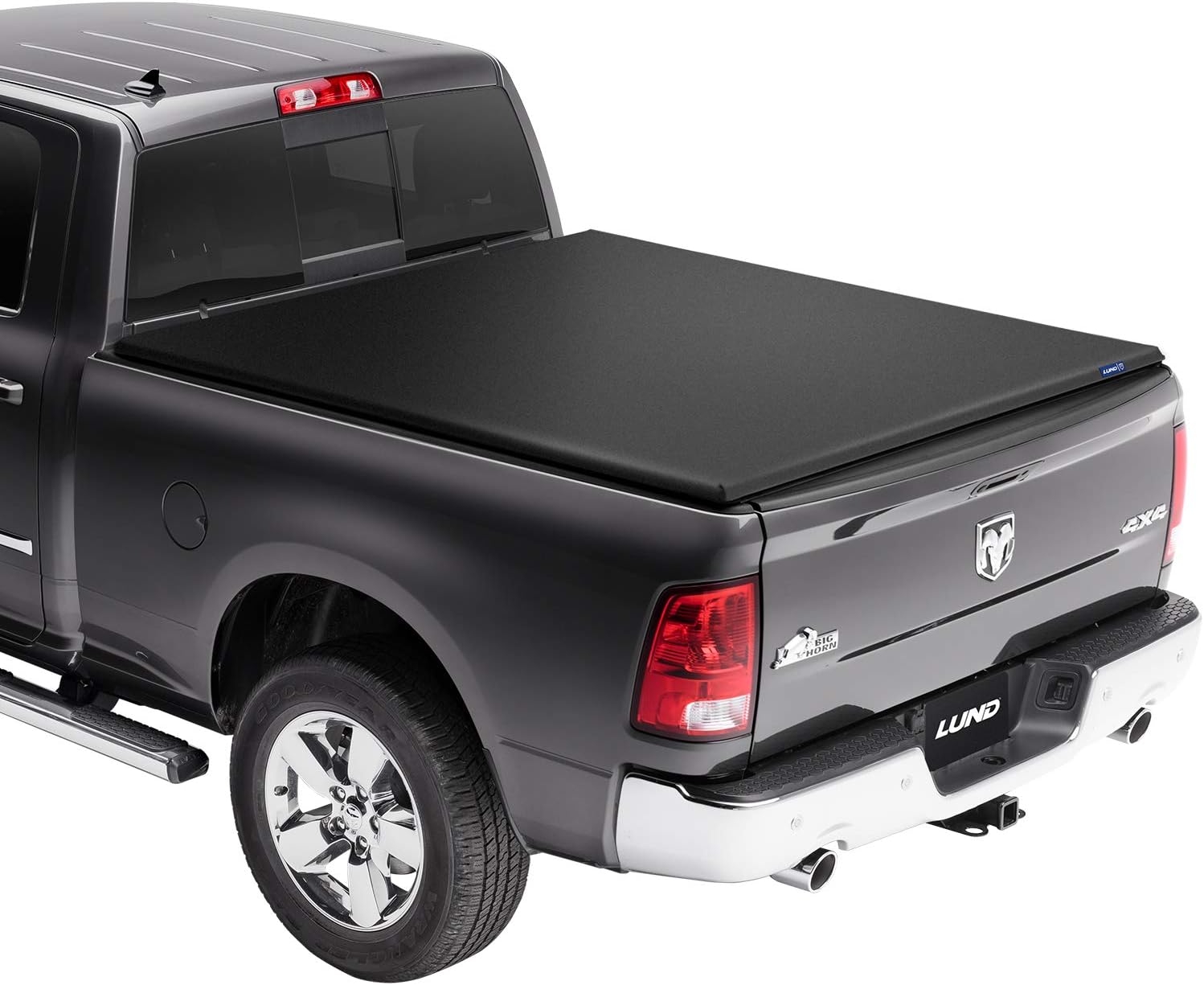 Lund Hard Tri-Fold Hard Folding Truck Bed Tonneau Cover | 969560 | Fits 2014 - 2021 Toyota Tundra w/track system 8' 2