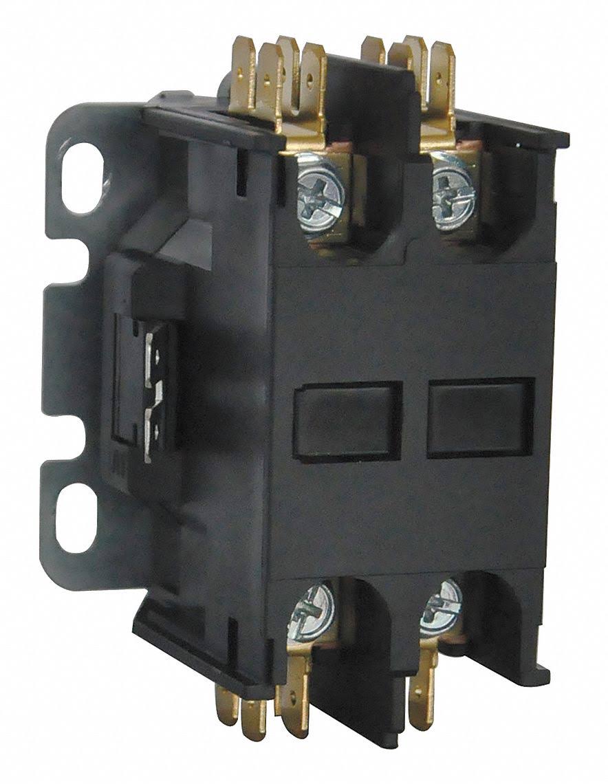 Dayton 6GNP7 24VAC Non-Reversing Definite Purpose Contactor 2p 25A