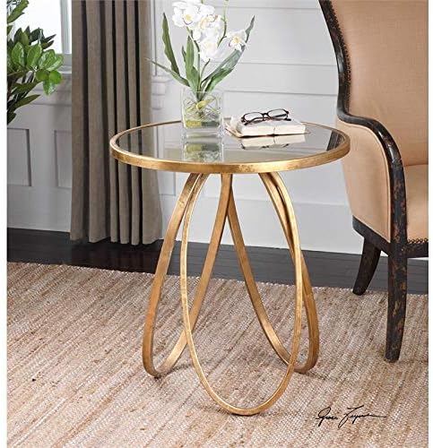 Uttermost Montrez Accent Table, Gold
