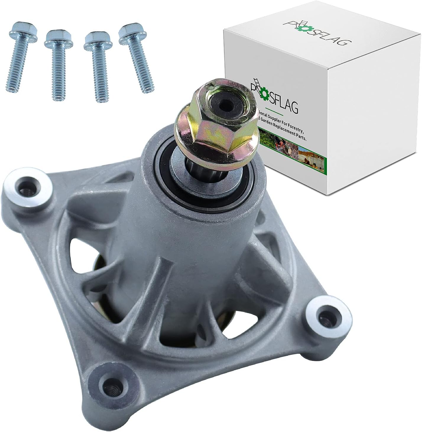 POSFLAG Spindle Assembly Replaces Excel Hustler Raptor 604214, 285-30 for Hustler 36'' 42'' 52'' Decks