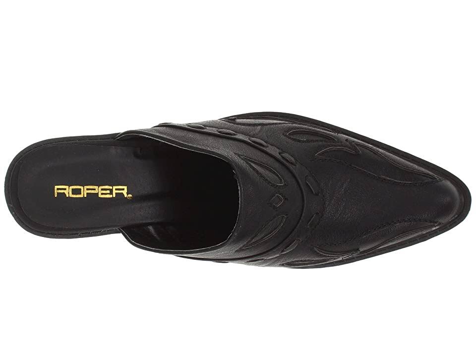 Roper Rockstar Interlace Mule - Black - Mules