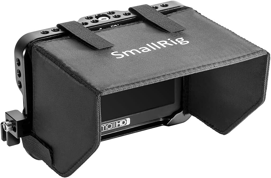 SmallRig Monitor Cage with Sunhood for SmallHD Focus Series 5”Monitor 2249 Pack of 2