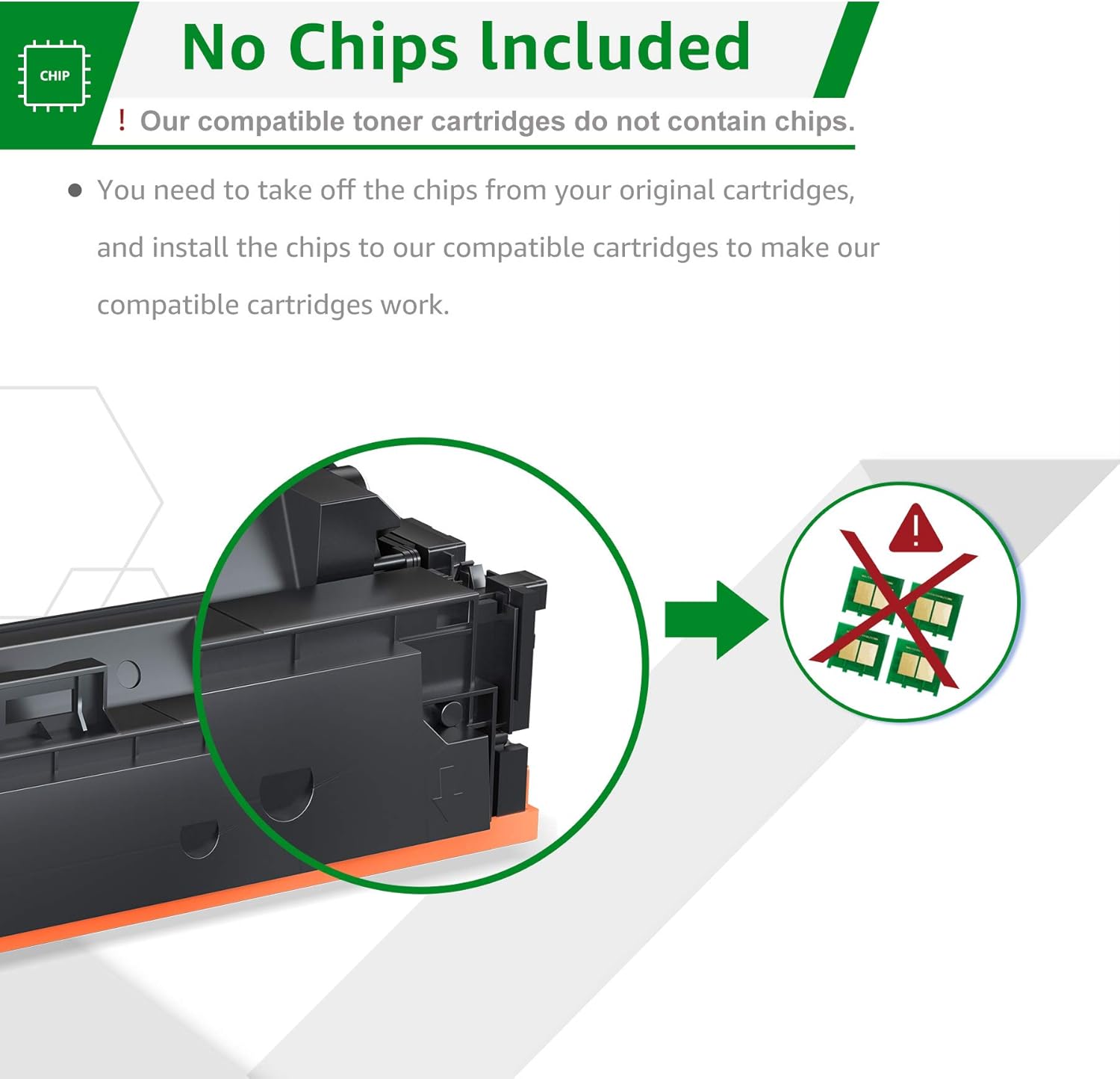 GREENSKY Compatible Toner-Cartridge Replacement for HP 414X W2020X W2021X W2022X W2023X 414A for HP Color Pro MFP M479fdw, M479fdn, M454dw, M454dn Printer (Black Cyan Magenta Yellow, 4-Pack)