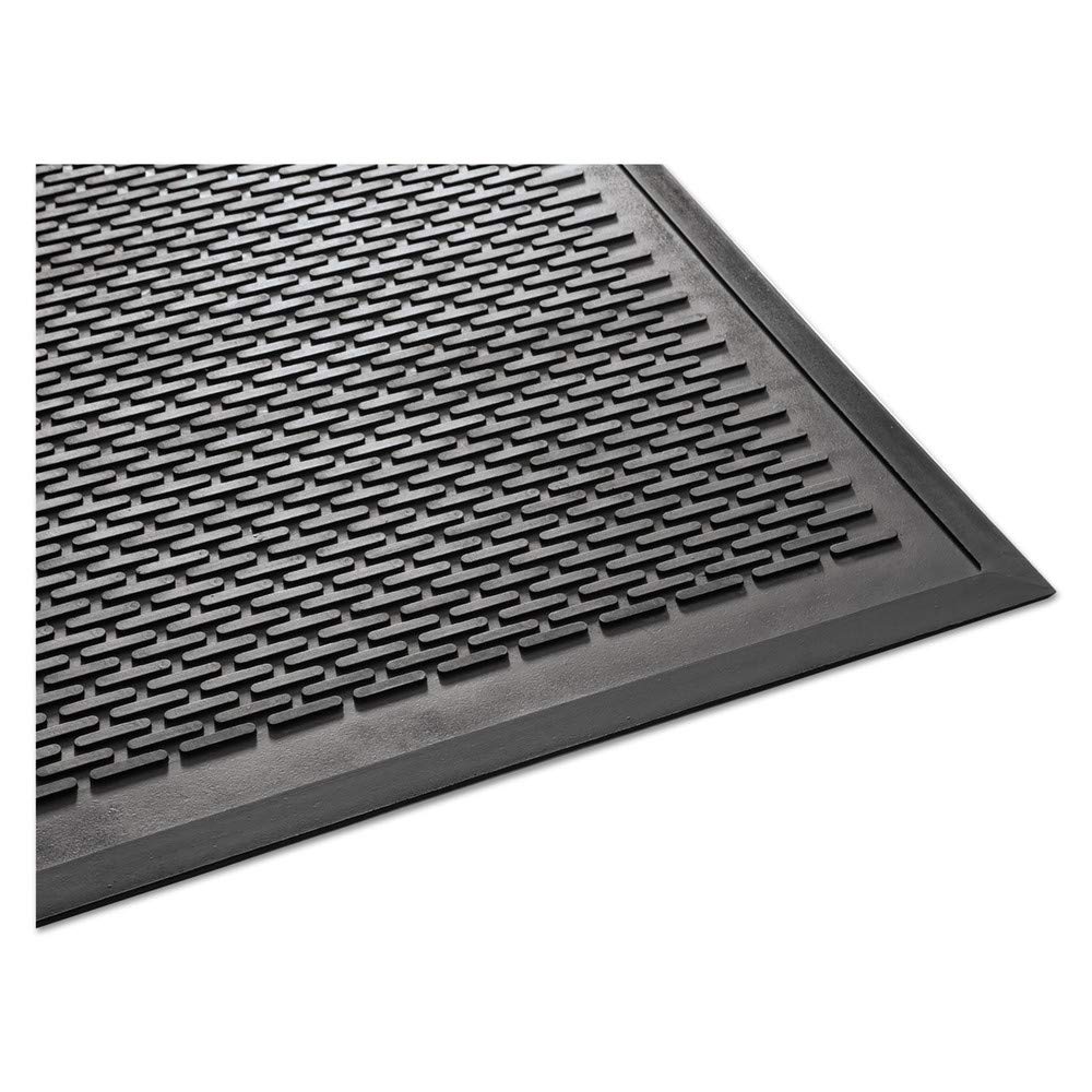 Guardian 14040600 Clean Step Outdoor Rubber Scraper Mat, Polypropylene, 48 X 72, Black