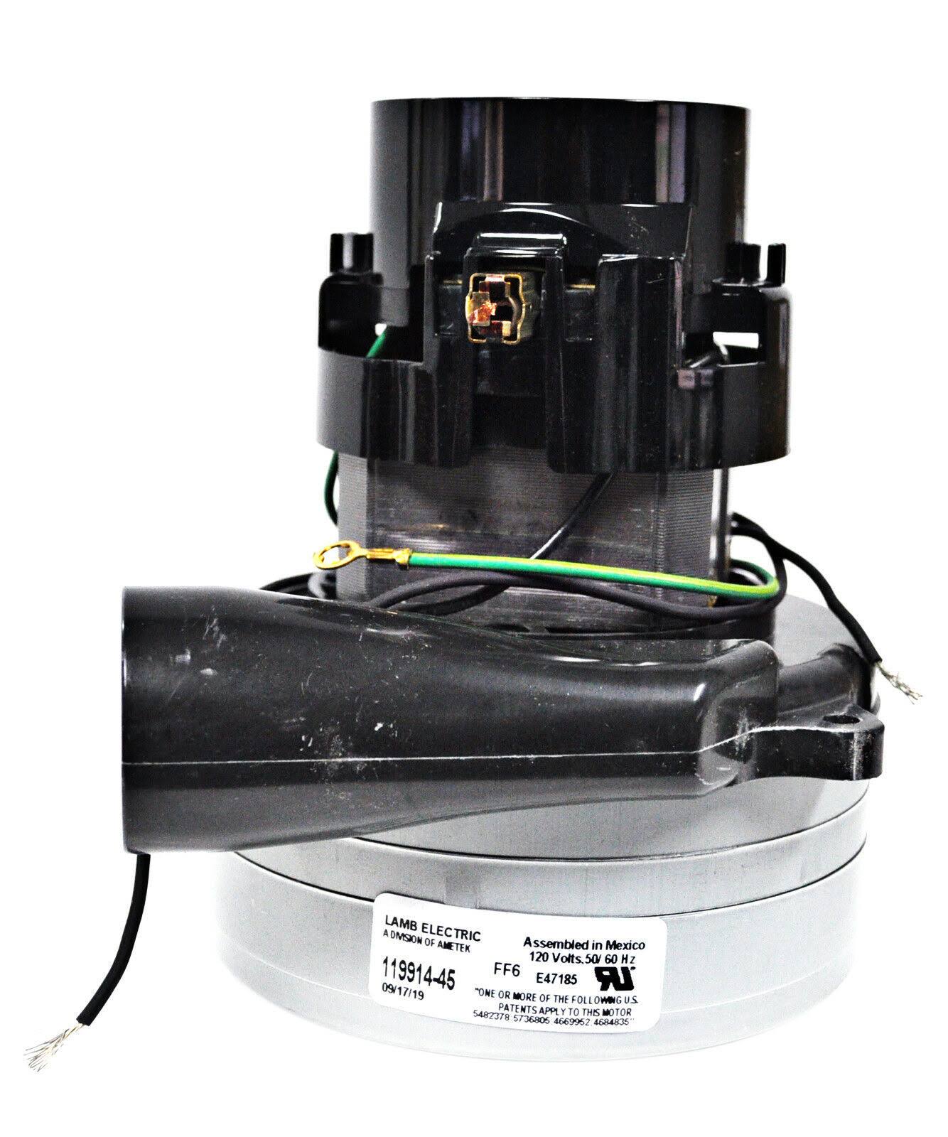 Ametek Lamb 5.7 inch 2 Stage 120 Volt Tangential Bypass Acustek Vacuu