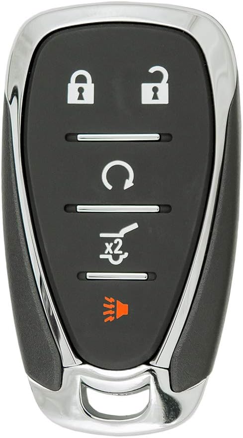 Keyless2Go Replacement for 5 Button Proximity Smart Key Chevrolet Equinox HYQ4AA 13584498 Pack of 2