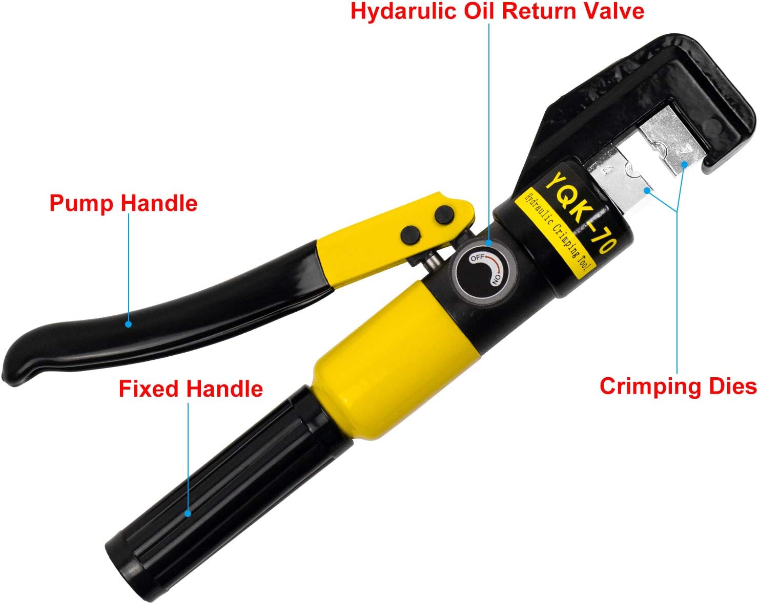 CKE Custom Hydraulic Hand Crimper Tool for Stainless Steel Cable Railing Fittings for 1/8