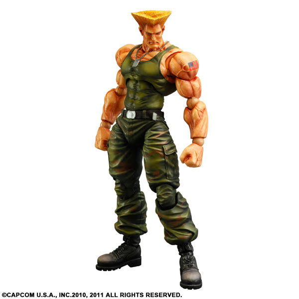 Street Fighter IV Play Arts Kai Guile Action Figure