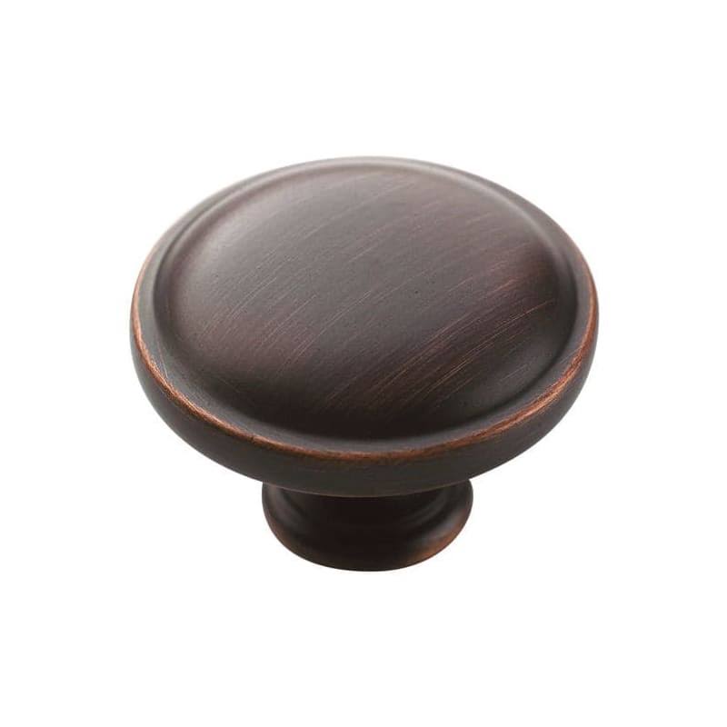 Amerock BP53015-25PACK Allison Value Hardware 1-1/4 inch Diameter Mushroom Cabin Oil Rubbed Bronze