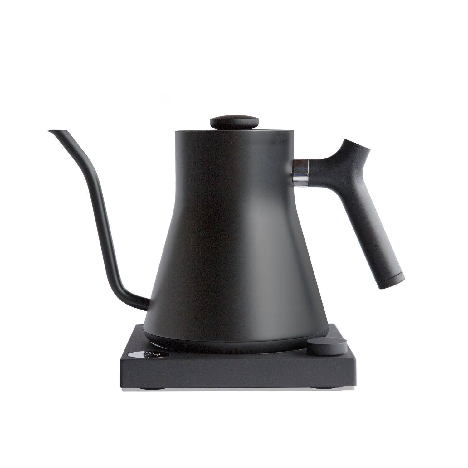 Fellow Stagg EKG, Electric Pour-Over Kettle for Coffee and Tea, Matte Black, Variable Temperature Control, 1200 Watt Quick Heati