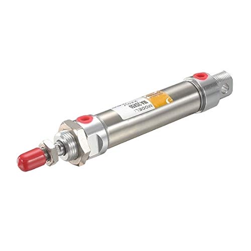 ATO Single Acting Pneumatic Cylinder, 20mm Bore, 75mm Stroke, Mini Pneumatic Air Cylinder Random Color