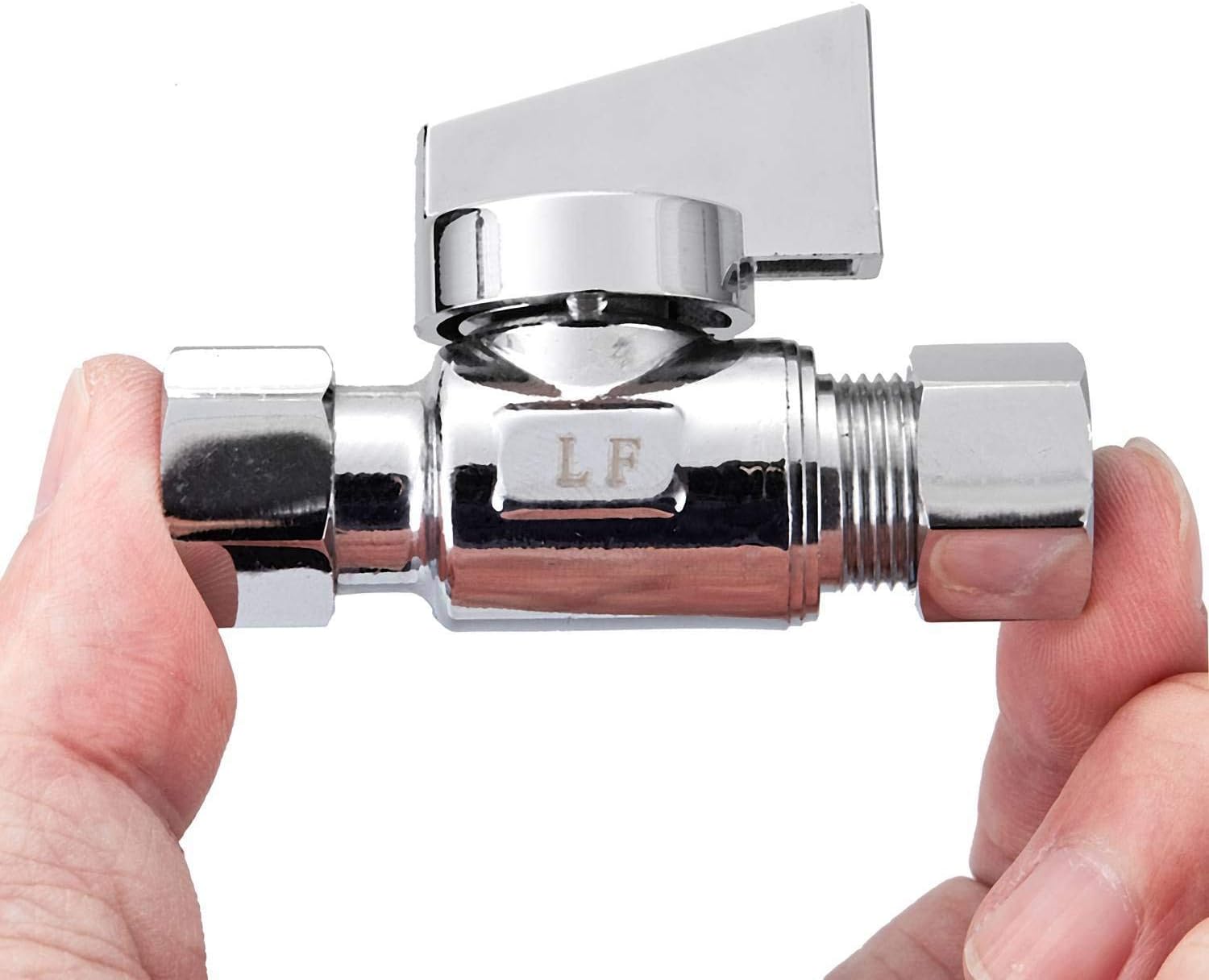 Minimprover 10 Pack Lead Free Chrome Brass 3/8