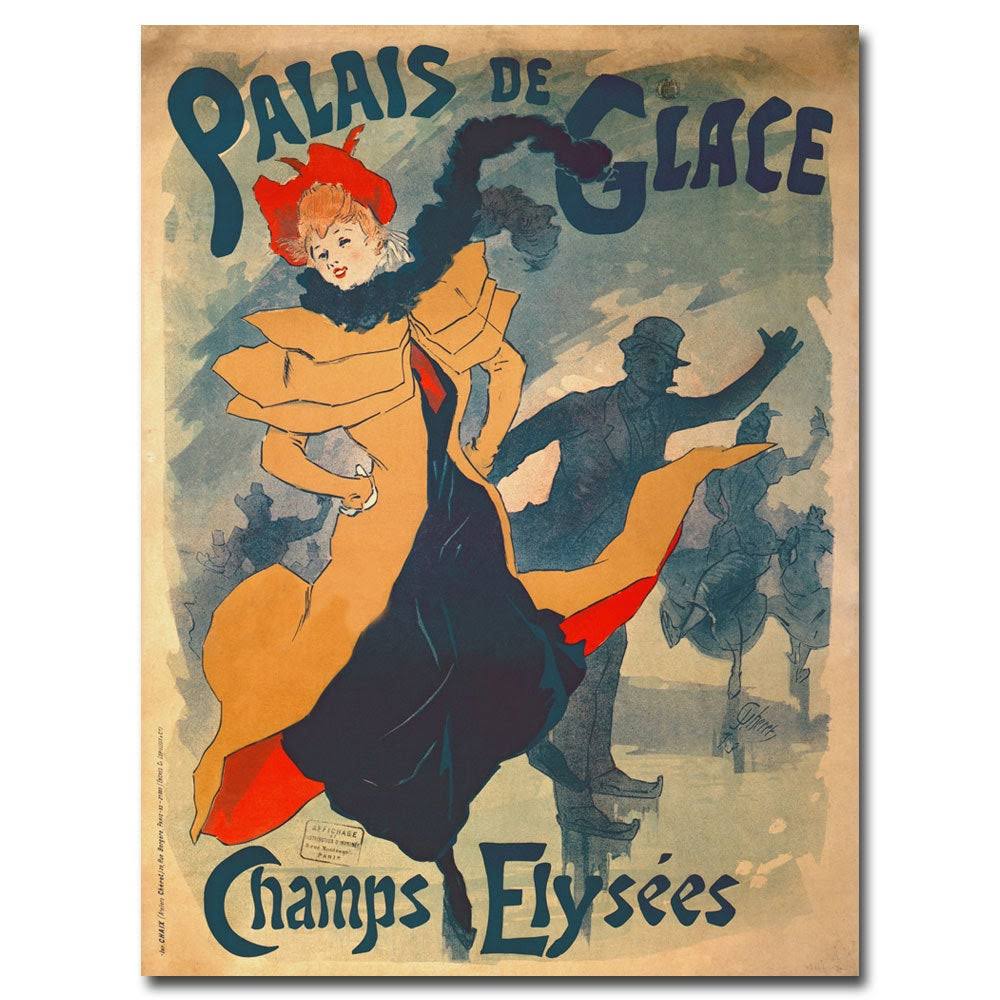 Trademark Global 24x32 Inches Jules Cheret Palais De Glace dans Camps Elysees