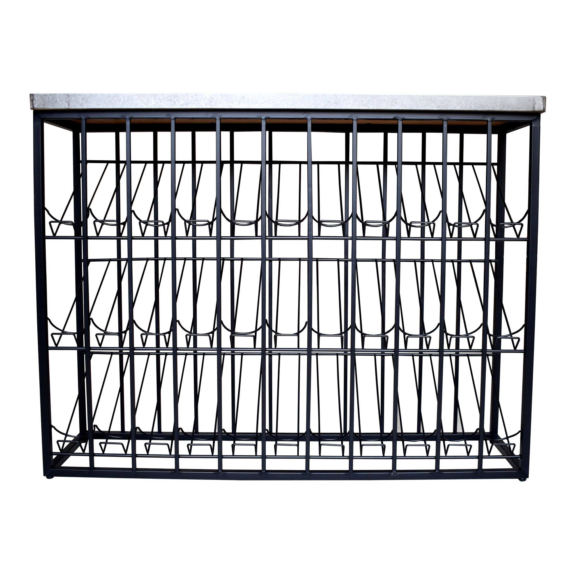 Moe's Home Collection Reserve Wine Rack, Black