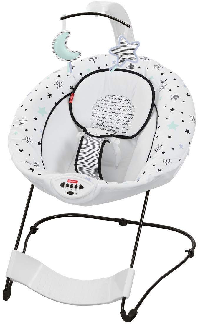 Fisher-Price See and Soothe Deluxe Bouncer - Starry Wonders, Soothing Baby Seat Pack of 2