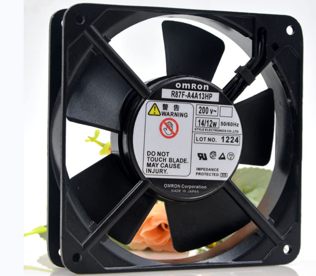 R87F-A4A13HP 120x120x25mm 200V 14/12W 12CM Cooling Fan Pack of 2