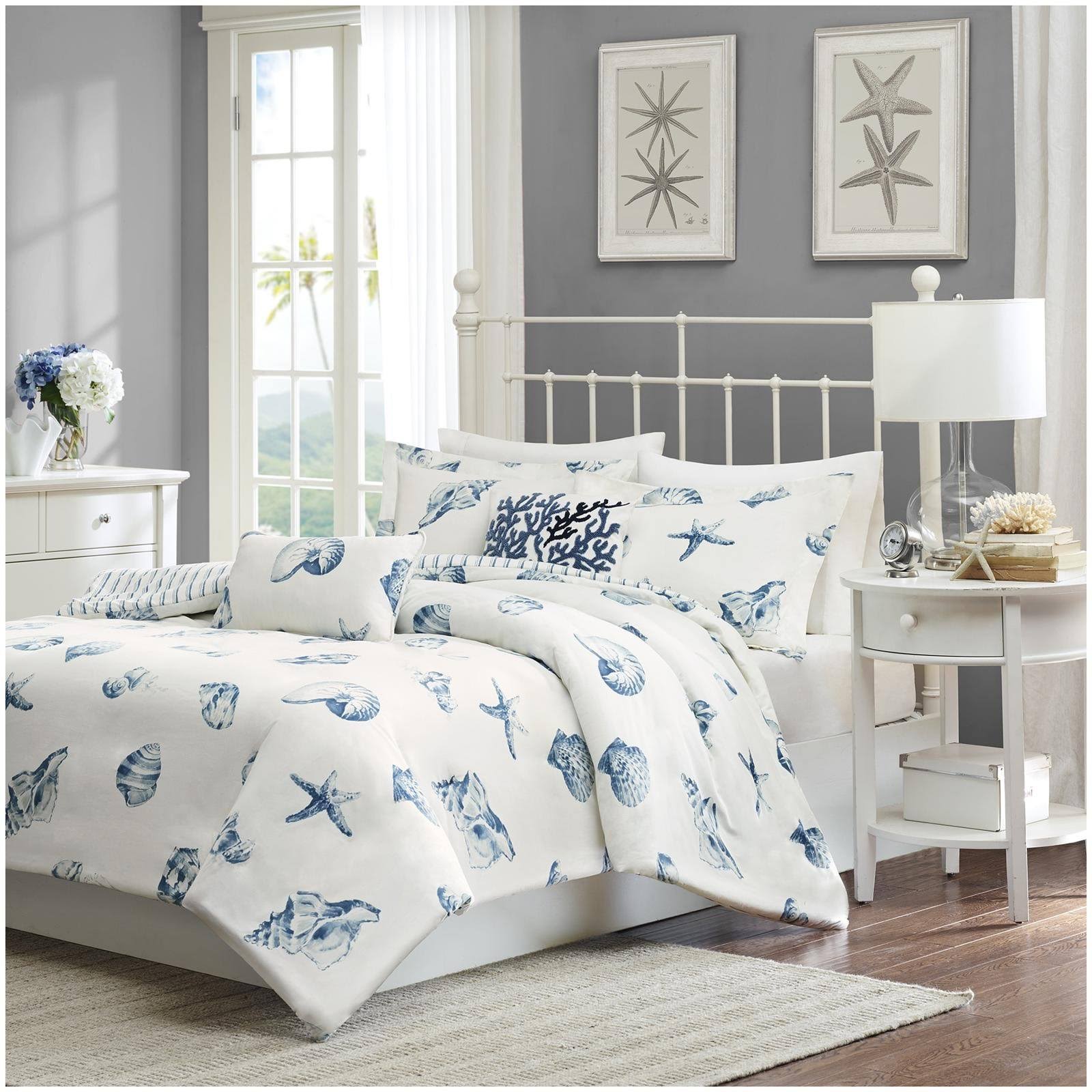 Harbor House Beach House Bedding Collection, Blue, Full/Queen