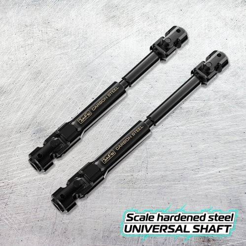 Junfac JUN90045 Scale Hardened Steel Universal Shaft for Axial Scx10 II