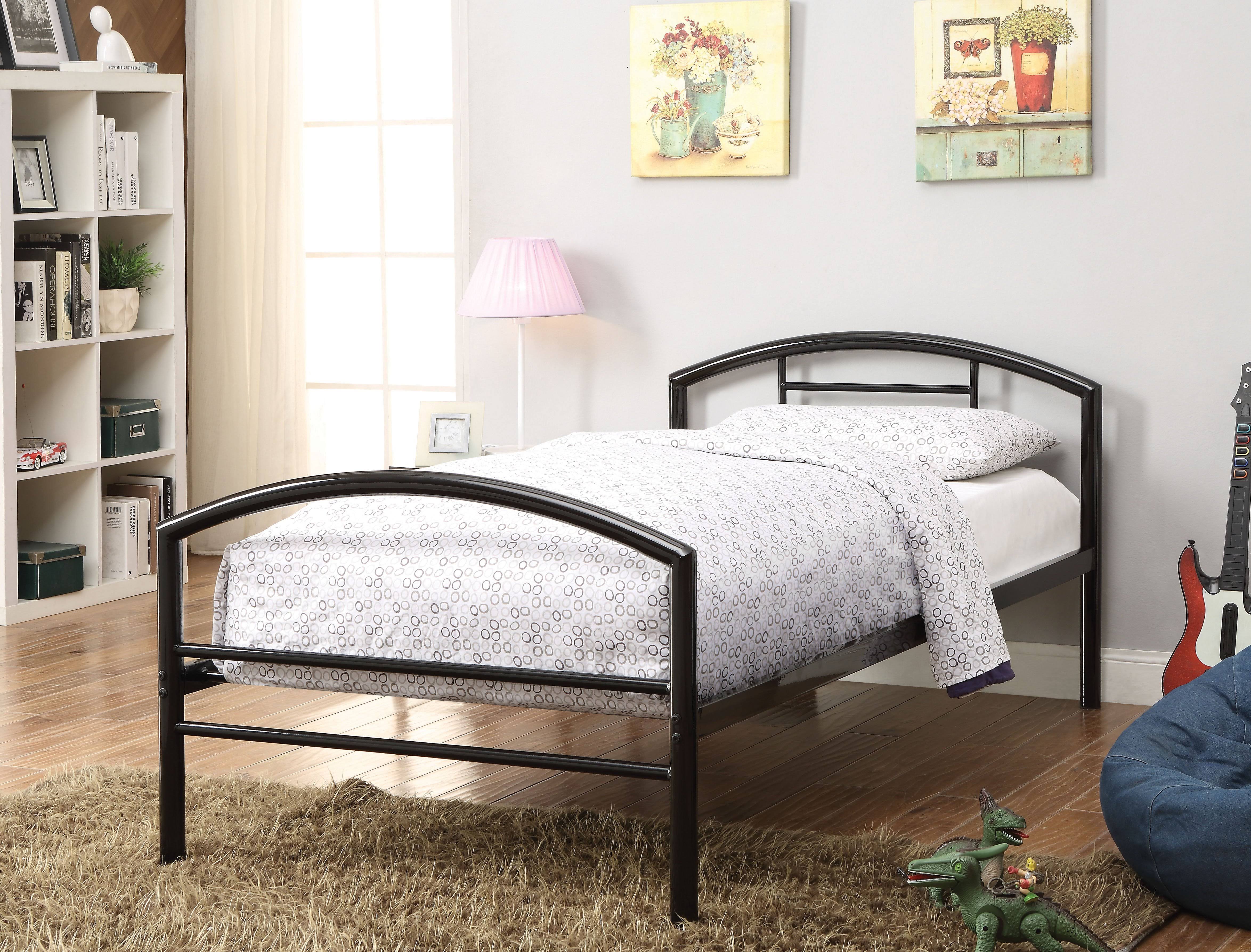 Coaster 400157T Baines Black Metal Twin Bed