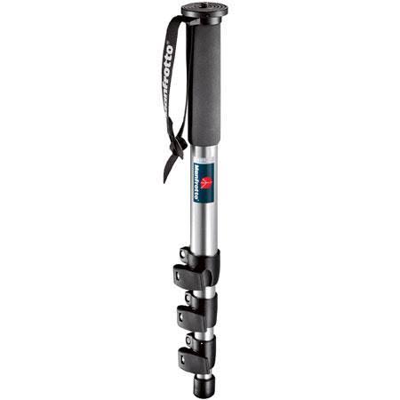 Manfrotto Compact 4-Section Silver Monopod, #3249. 680