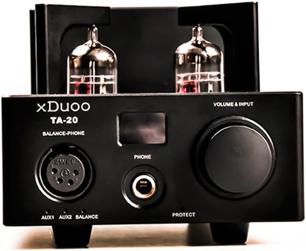 XDUOO TA-20 High Performance Balanced Tube Headphone Amplifier Power Amplifier (Black)