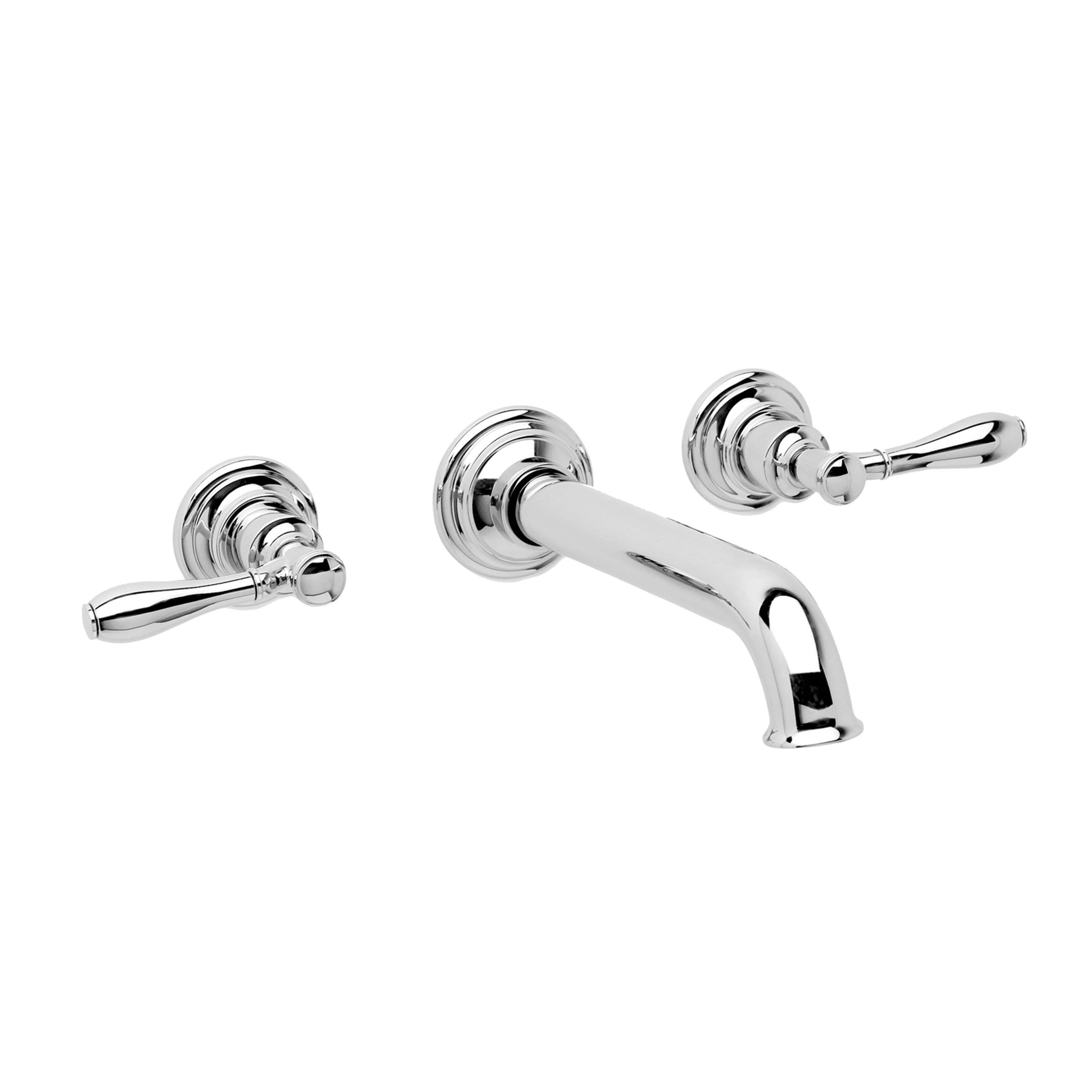 Newport Brass Ithaca Wall Mount Lavatory Faucet Polished Chrome