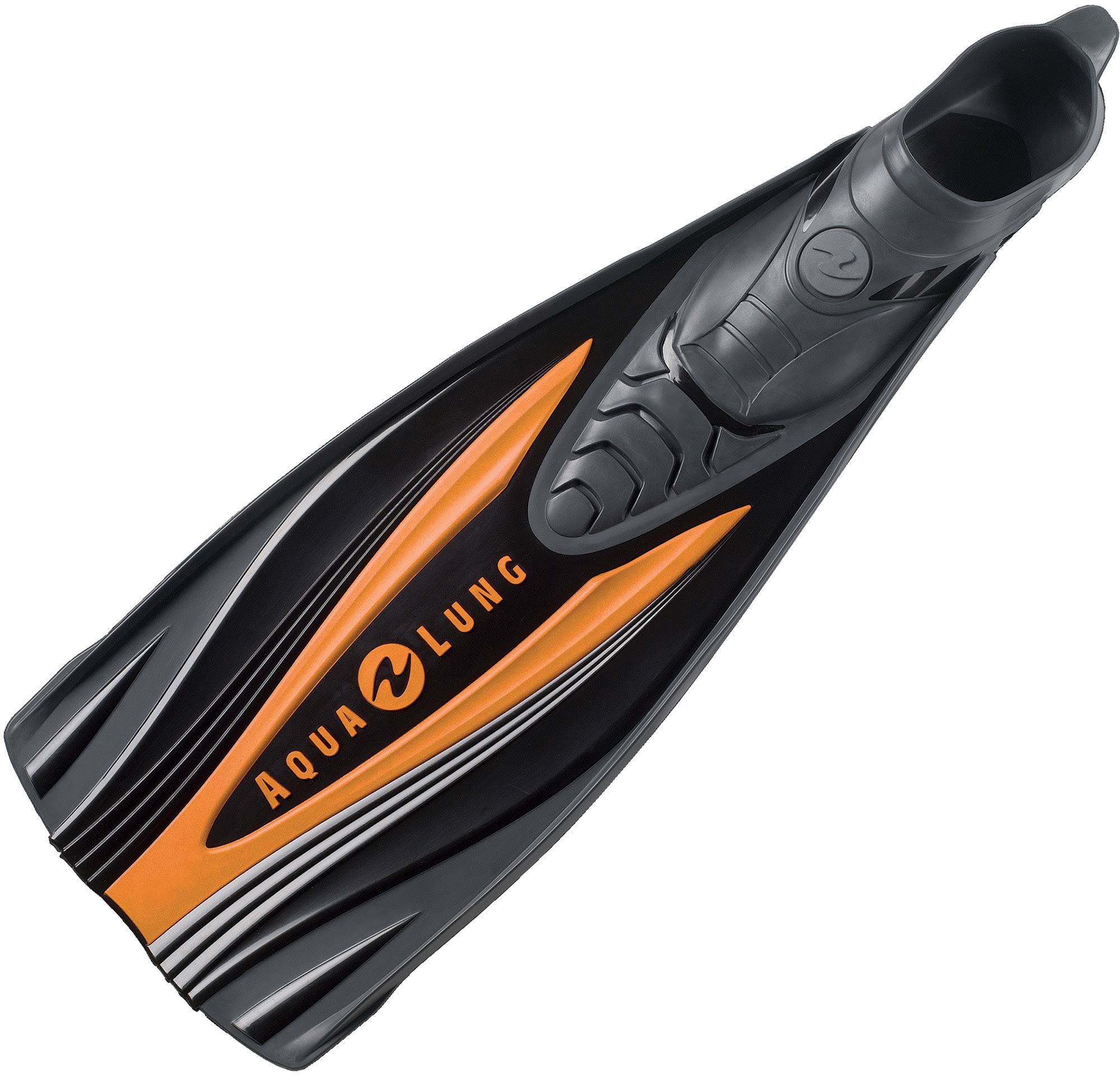 Aqua Lung Express Full Foot Fins - Black/Orange