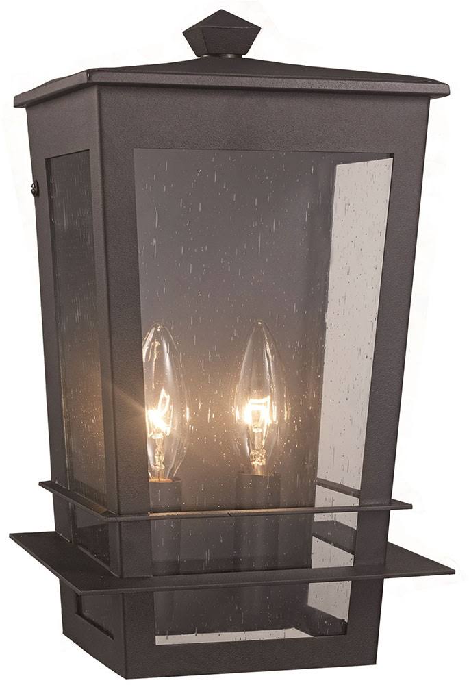 Trans Globe 51028-BK Black Outdoor Lamp Sconce